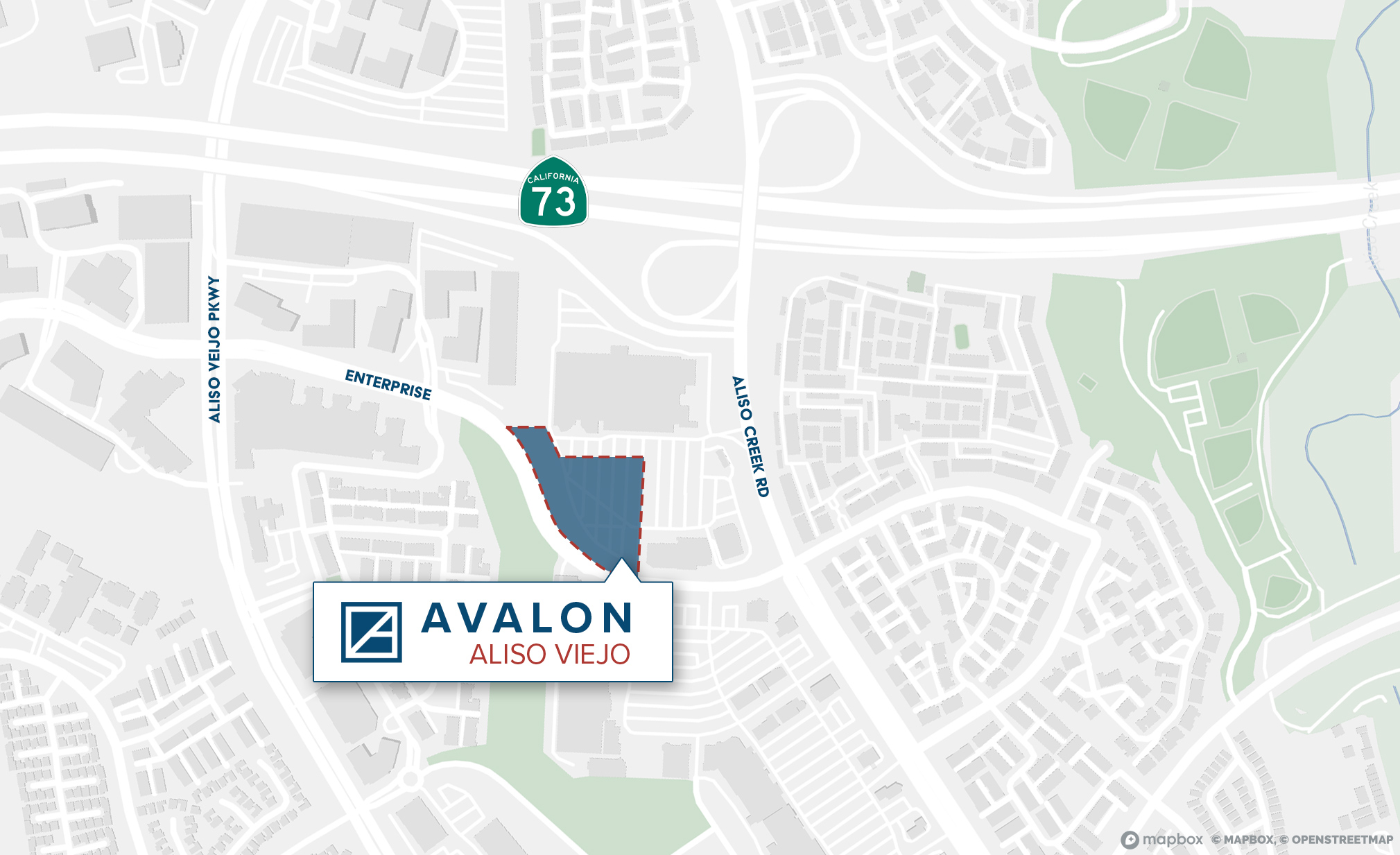 Avalon Aliso Viejo Location Map